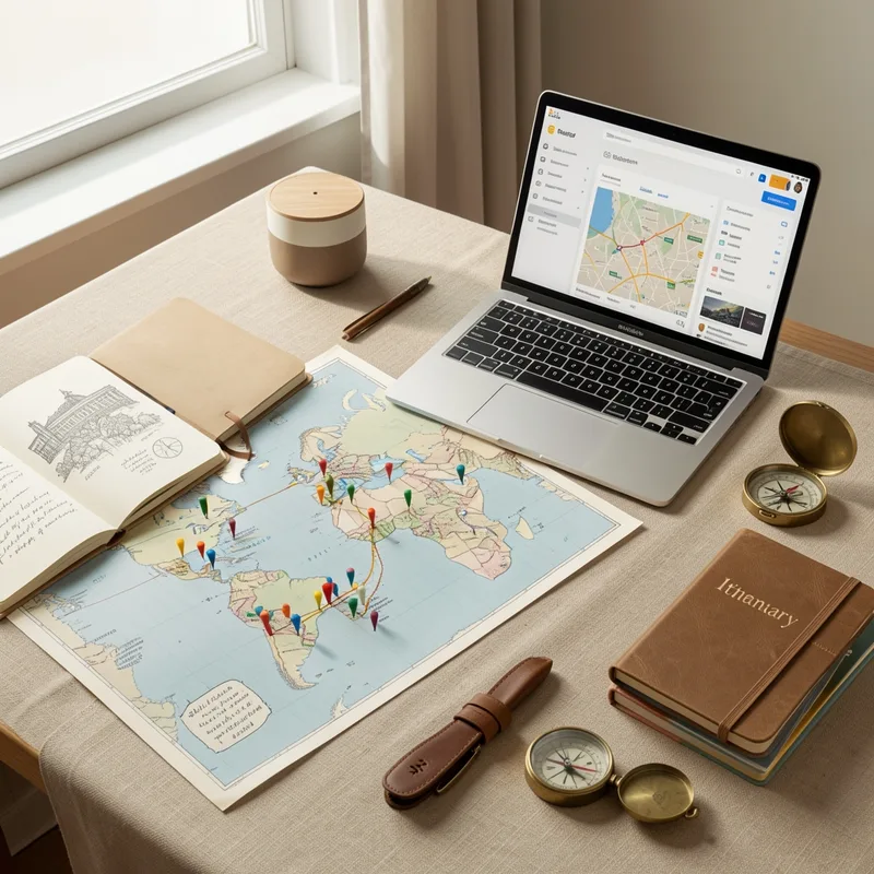 Planifier un itinéraire de voyage : étapes, outils et erreurs à éviter